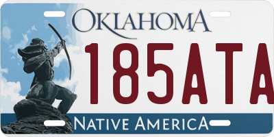 OK license plate 185ATA