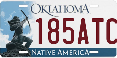 OK license plate 185ATC
