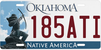 OK license plate 185ATI