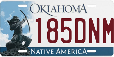 OK license plate 185DNM