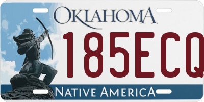 OK license plate 185ECQ