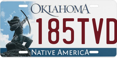 OK license plate 185TVD