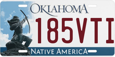 OK license plate 185VTI