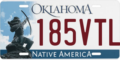 OK license plate 185VTL