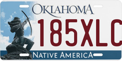 OK license plate 185XLC
