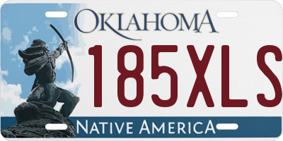 OK license plate 185XLS