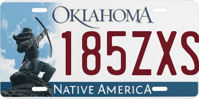 OK license plate 185ZXS