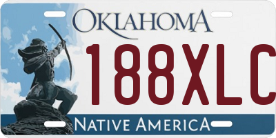 OK license plate 188XLC