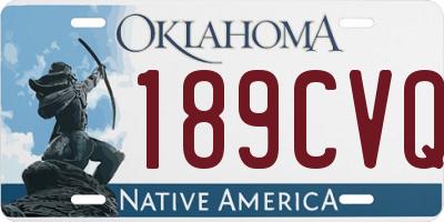 OK license plate 189CVQ