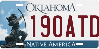 OK license plate 190ATD