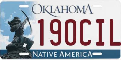 OK license plate 190CIL
