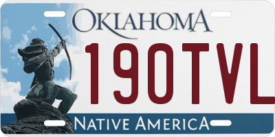 OK license plate 190TVL