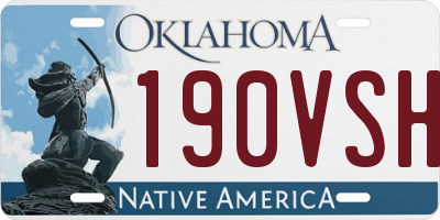 OK license plate 190VSH