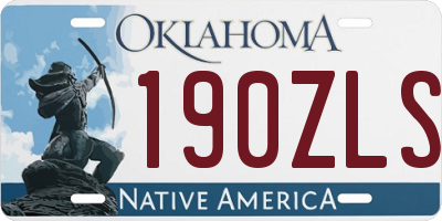 OK license plate 190ZLS