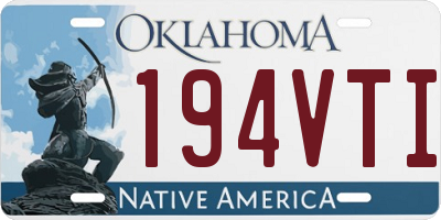 OK license plate 194VTI