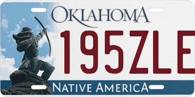 OK license plate 195ZLE