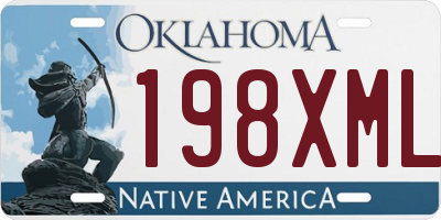 OK license plate 198XML