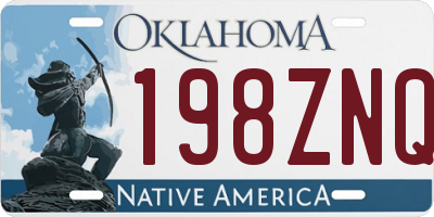OK license plate 198ZNQ