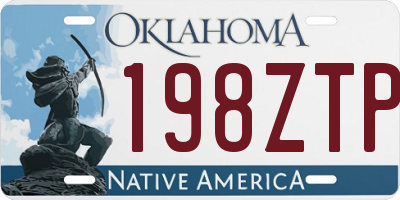 OK license plate 198ZTP