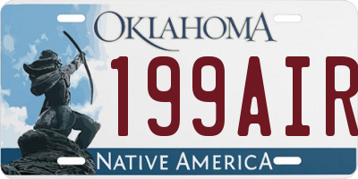 OK license plate 199AIR