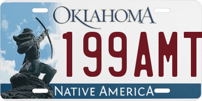 OK license plate 199AMT