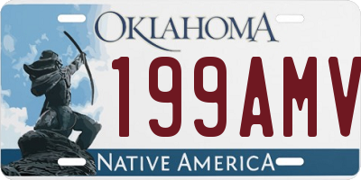 OK license plate 199AMV