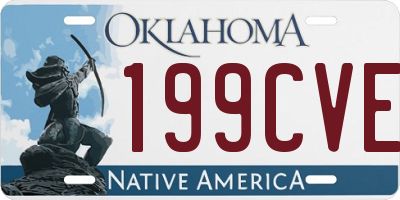 OK license plate 199CVE