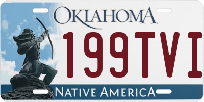 OK license plate 199TVI