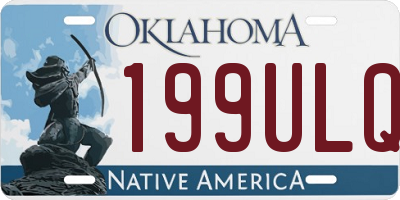 OK license plate 199ULQ