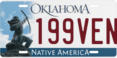OK license plate 199VEN