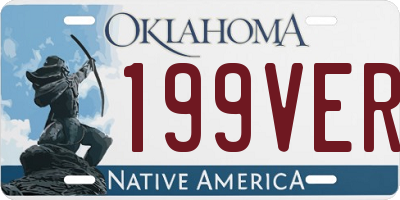 OK license plate 199VER
