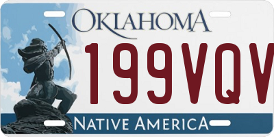 OK license plate 199VQV