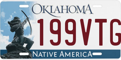 OK license plate 199VTG
