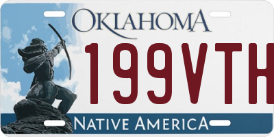 OK license plate 199VTH