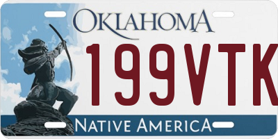 OK license plate 199VTK