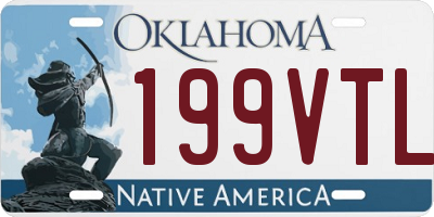 OK license plate 199VTL