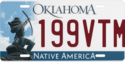 OK license plate 199VTM