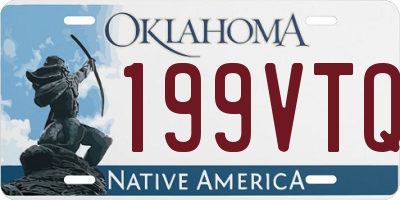 OK license plate 199VTQ