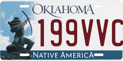 OK license plate 199VVC