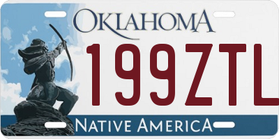 OK license plate 199ZTL