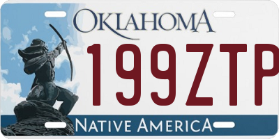 OK license plate 199ZTP