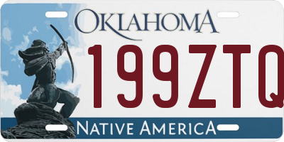 OK license plate 199ZTQ