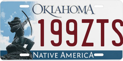OK license plate 199ZTS