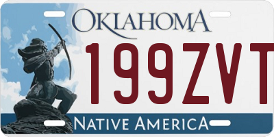 OK license plate 199ZVT