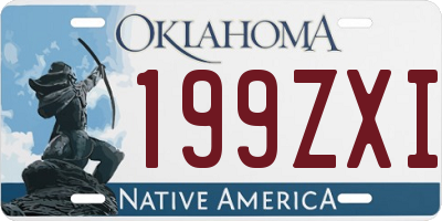 OK license plate 199ZXI