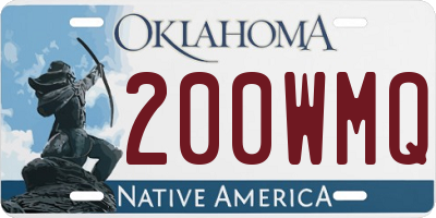 OK license plate 200WMQ