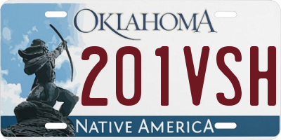 OK license plate 201VSH
