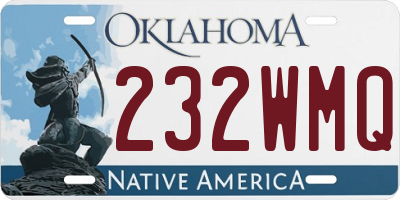 OK license plate 232WMQ