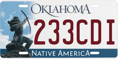OK license plate 233CDI