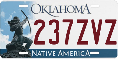 OK license plate 237ZVZ